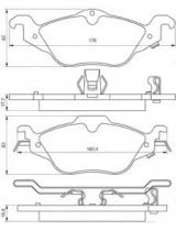 BOSCH 0 986 495 223 Колодки дисковые