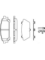 BOSCH 0 986 494 232 Колодки дисковые