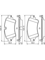 BOSCH 0 986 494 833 Колодки дисковые