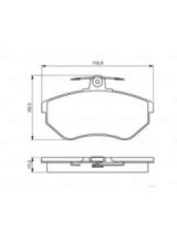 BOSCH 0 986 495 246 Колодки дисковые