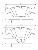 BOSCH 0 986 495 229 Колодки дисковые