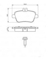 BOSCH 0 986 494 664 Колодки дисковые
