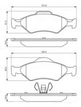 BOSCH 0 986 495 247 Колодки дисковые
