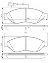 BOSCH 0 986 495 293 Колодки дисковые