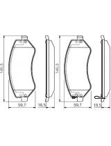 BOSCH 0 986 495 117 Колодки дисковые