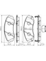 BOSCH 0 986 494 377 Колодки дисковые