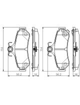 BOSCH 0 986 495 173 Колодки дисковые