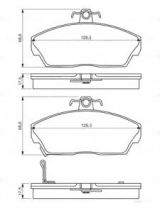 BOSCH 0 986 495 233 Колодки дисковые