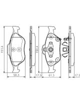 BOSCH 0 986 495 093 Колодки дисковые