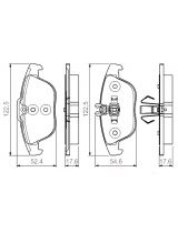 BOSCH 0 986 495 105 Колодки дисковые