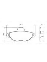 BOSCH 0 986 495 255 Колодки дисковые