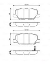 BOSCH 0 986 495 358 Колодки дисковые задние