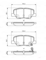 BOSCH 0 986 495 381 Колодки дисковые