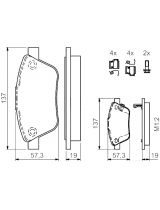 BOSCH 0 986 494 157 Колодки дисковые