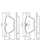 BOSCH 0 986 494 007 Колодки дисковые передние