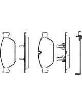 BOSCH 0 986 494 447 Колодки дисковые