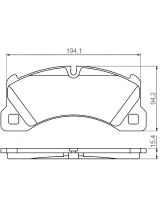 BOSCH 0 986 494 206 Колодки дисковые