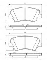 BOSCH 0 986 495 343 Колодки дисковые
