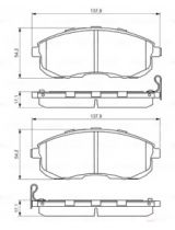 BOSCH 0 986 494 572 Колодки дисковые