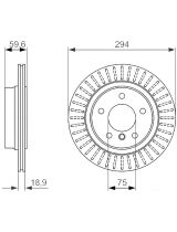 BOSCH 0 986 479 882 Тормозной диск