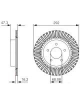BOSCH 0 986 479 D20 Тормозной диск