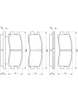 BOSCH 0 986 424 467 Колодки дисковые