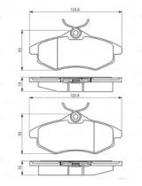 BOSCH 0 986 495 268 Колодки дисковые