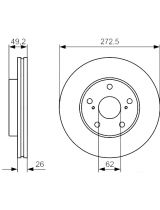BOSCH 0 986 479 R45 Тормозной диск