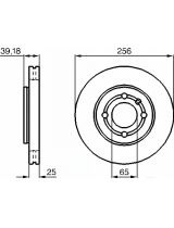 BOSCH 0 986 479 054 Тормозной диск