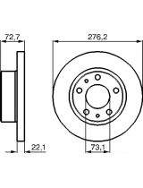 BOSCH 0 986 479 162 Тормозной диск