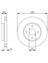 BOSCH 0 986 479 363 Тормозной диск
