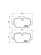 BREMBO P06037 Колодки дисковые 4 шт