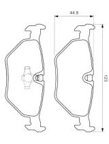 BOSCH 0 986 424 667 Колодки дисковые