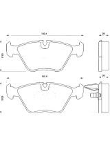BOSCH 0 986 424 767 Колодки дисковые