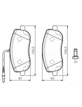 BOSCH 0 986 424 789 Колодки дисковые
