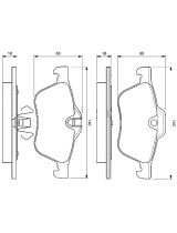 BOSCH 0 986 424 652 Колодки дисковые