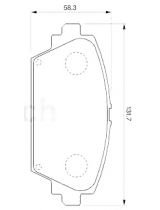 BOSCH 0 986 424 791 Колодки дисковые