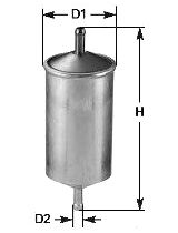 Clean Filters MBNA1539 Фильтр топливный