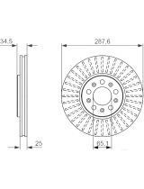 BOSCH 0 986 479 914 Тормозной диск