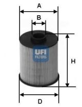 UFI 26.006.00 Фильтр топливный
