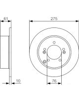 BOSCH 0 986 479 525 Тормозной диск