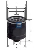 UFI 23.453.00 Фильтр масляный