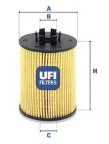 UFI 25.012.00 Фильтр масляный