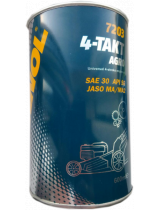 MANNOL MN7203-06ME Масло 4-Takt Agro SAE 30 7203 600 мл. METAL