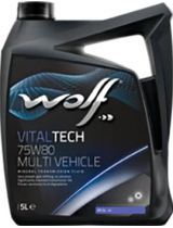 Трансмиссионное масло WOLF 2211/5 VitalTech 75W-80 Multi Vehicle 5 л