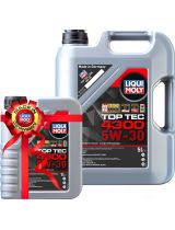 Моторное масло LIQUI MOLY 2324+2323 Комплект(2324 Top Tec 4300 5W-30 5л+2323 Top Tec 4300 5W-30 1л)