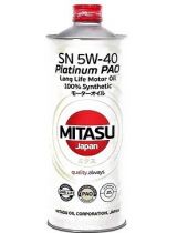 Моторное масло MITASU MJ-112-1 PLATINUM PAO 5W-40 1л