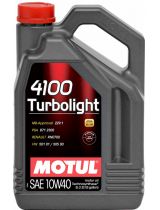 Моторное масло MOTUL 108645 4100 TURBOLIGHT SL/CF 10W-40 5л