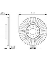 BOSCH 0 986 479 A30 Тормозной диск