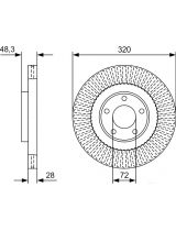 BOSCH 0 986 479 W04 Тормозной диск